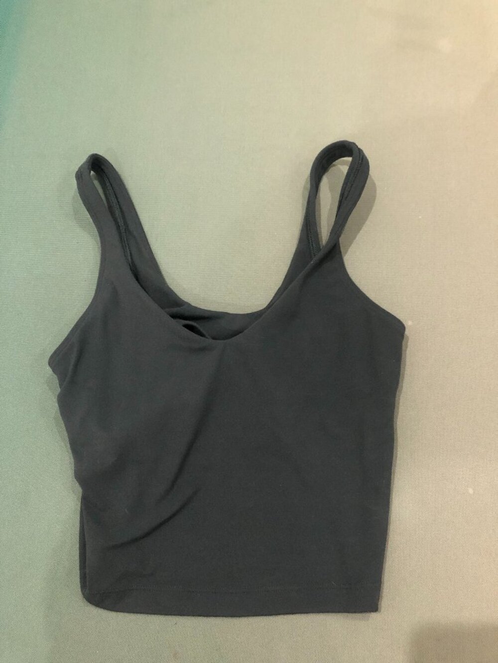 Lululemon Align Tank Built-In Bra Crop Top | Black | Women's Size 0